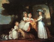Gilbert Charles Stuart The Percy Children oil painting artist